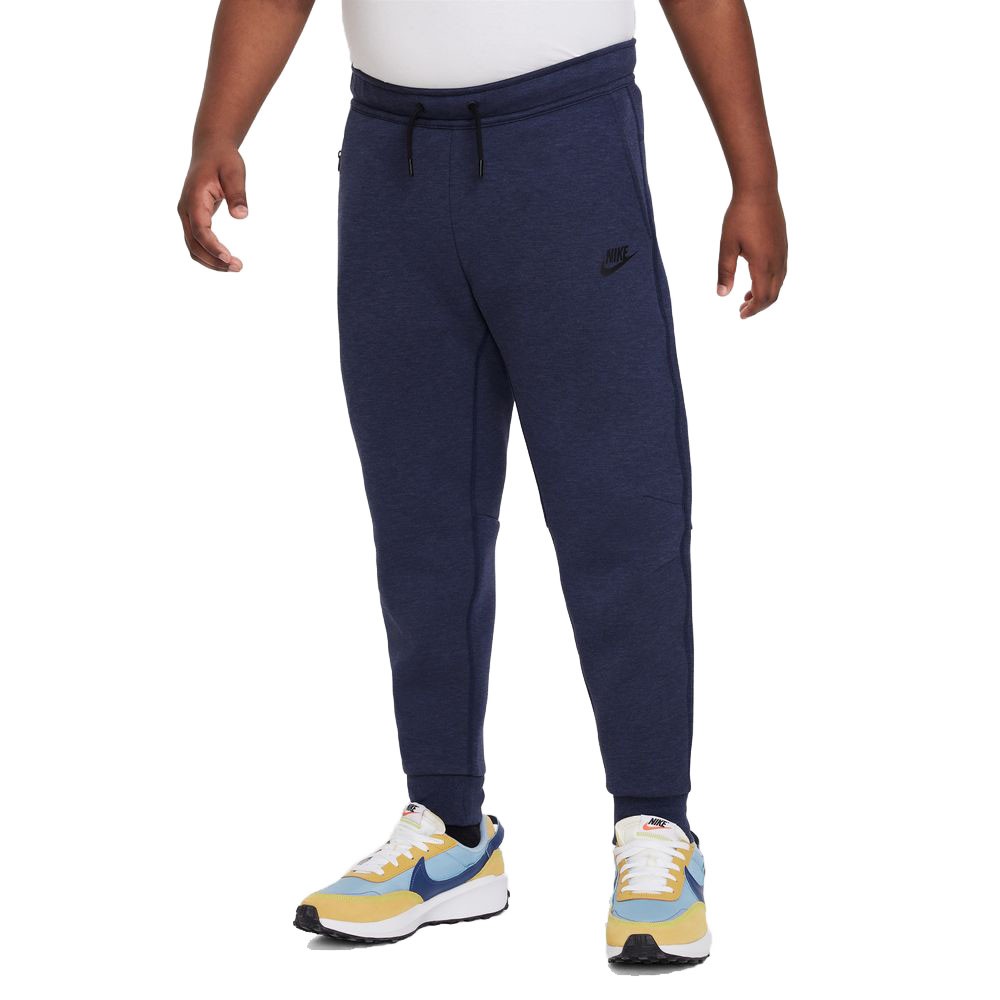 Nike pantaloni con polsino tech f blu bambino s+