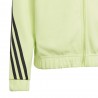 ADIDAS Completo Tuta Full Zip Senza Cappuccio Verde Bambino