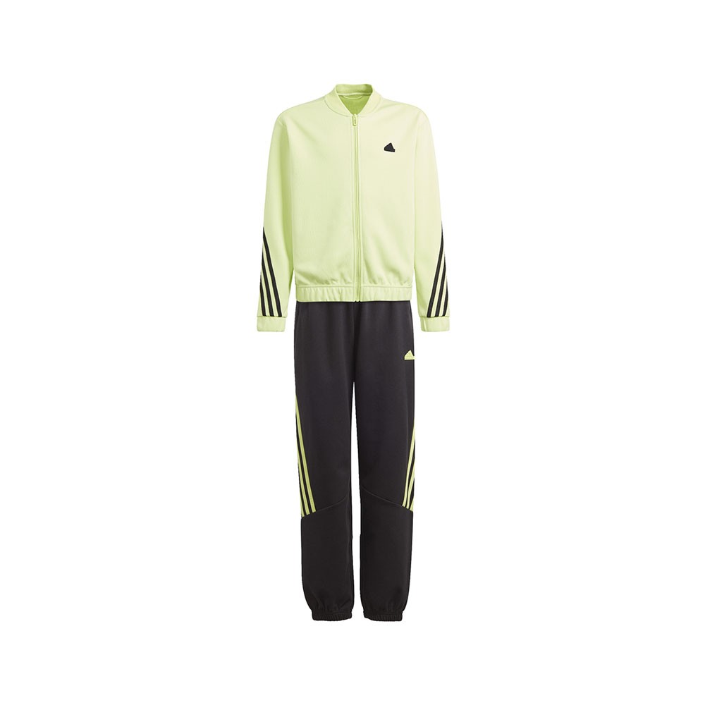 Image of ADIDAS Completo Tuta Full Zip Senza Cappuccio Verde Bambino 9-10 Anni