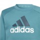 ADIDAS Completo Tuta Bambino Logo Senza Cappuccio Ottanio Nero Bambino