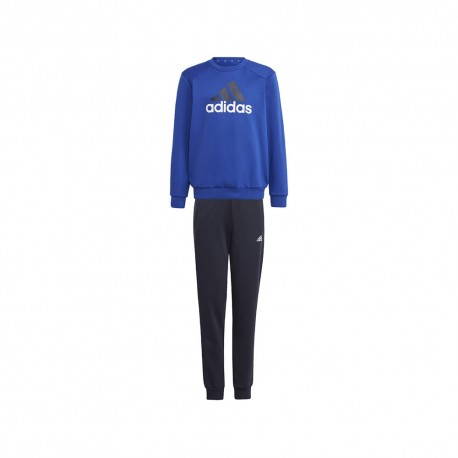 ADIDAS Completo Tuta Bambino Logo Senza Cappuccio Blu Nero Bambino