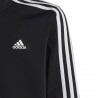 ADIDAS Completo Tuta Full Zip Senza Cappuccio Nero Bambina