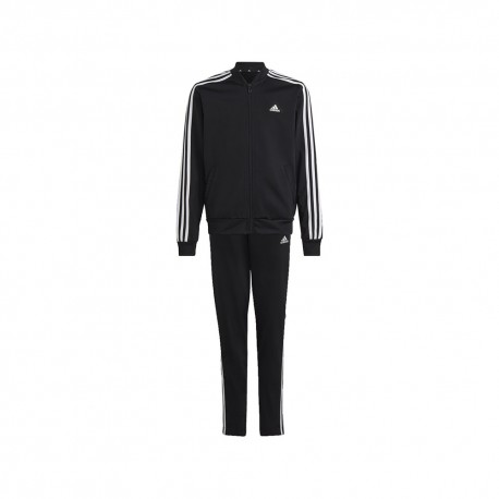 ADIDAS Completo Tuta Full Zip Senza Cappuccio Nero Bambina