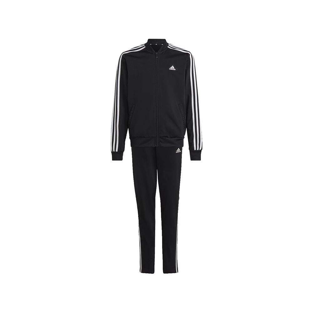 ADIDAS Completo Tuta Full Zip Senza Cappuccio Nero Bambina 9-10 Anni