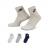 Nike Calze Tris Pack Multi Uomo