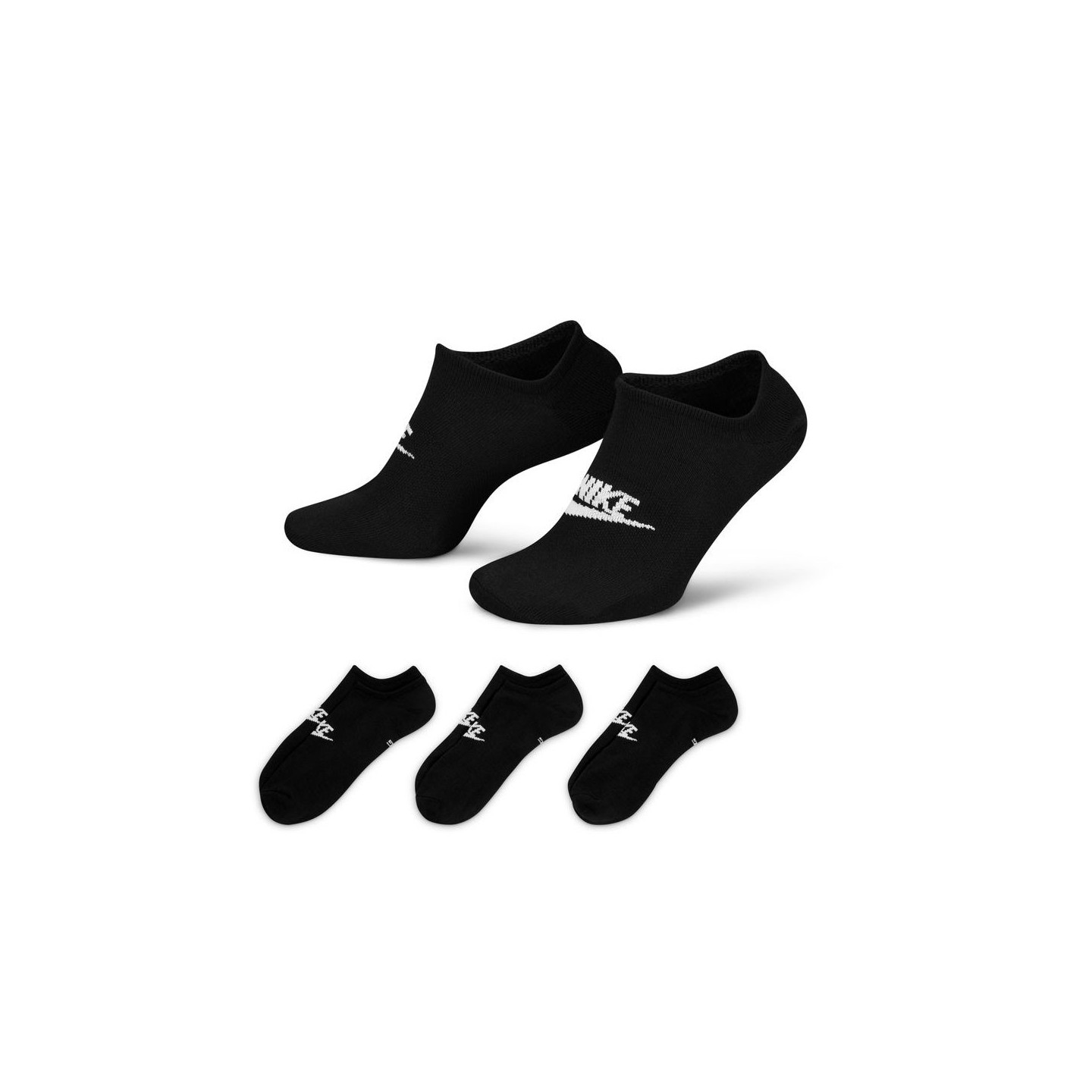 Nike Calze Tris Pack Nero Uomo M