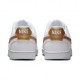 Nike Court Vision Low Nn Bianco Metaloro - Sneakers Donna