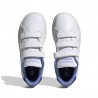 ADIDAS Advantage Velcro Ps Bianco Blu -Scarpe Ginnastica Bambino