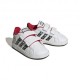 ADIDAS Grand Court Spider Td Bianco Nero -Scarpe Ginnastica Bambino