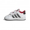 ADIDAS Grand Court Spider Td Bianco Nero -Scarpe Ginnastica Bambino