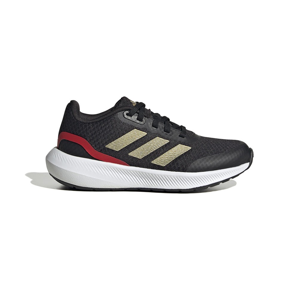 ADIDAS Runfalcon 3.0 Gs Nero Oro - Scarpe Ginnastica Bambina EUR 40 / UK 6,5