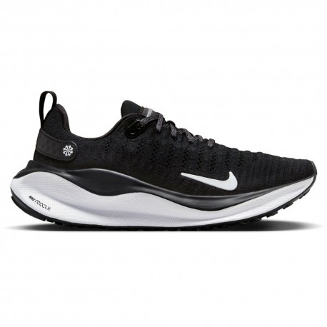 Nike React Infinity Run Flyknit 4 Nero Bianco-Dark - Scarpe Running Donna