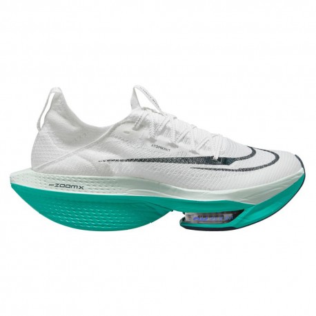 Nike Air Zoom Alphafly Next% 2 Bianco Deep Jungle-Clea - Scarpe Running Uomo