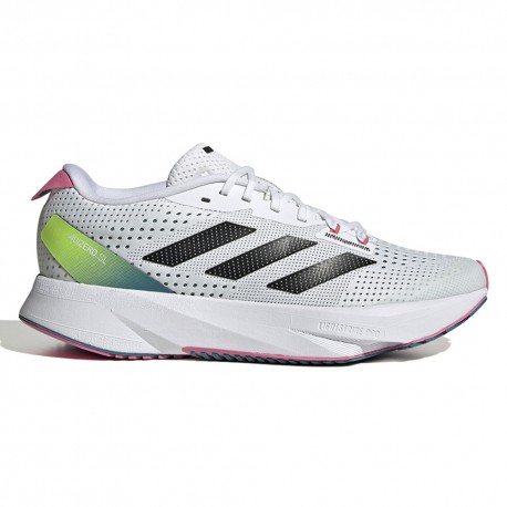 ADIDAS Adizero Sl Bianco Nero Fluo - Scarpe Running Donna