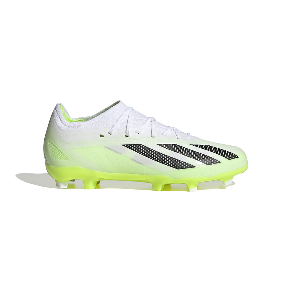 ADIDAS X Crazyfast .1 Fg Bianco Nero Lime - Scarpe Da Calcio Bambino EUR 38 2/3 / UK 5,5