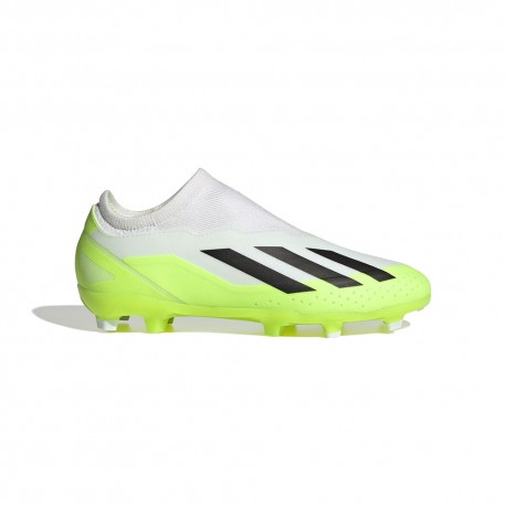 ADIDAS X Crazyfast .3 Ll Fg Bianco Nero - Scarpe Da Calcio Bambino