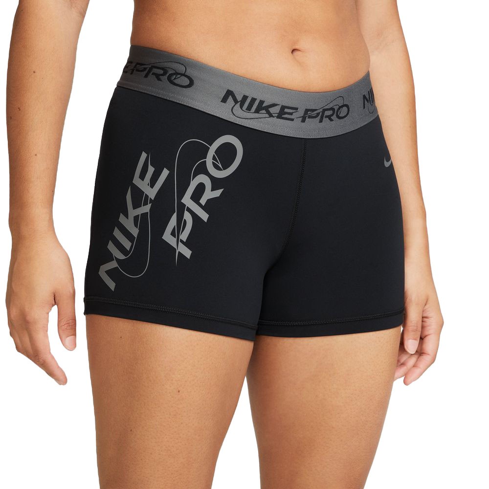 Nike Shorts Sportivi Pro Train 3In Nero Donna L