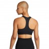 Nike Reggiseno Sportivo Swoosh Medium Supp Nero Donna