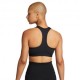 Nike Reggiseno Sportivo Swoosh Medium Supp Nero Donna