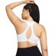 Nike Reggiseno Sportivo Swoosh High Supp Bianco Donna