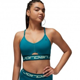 Nike Reggiseno Sportivo Jo Logo Verde Donna