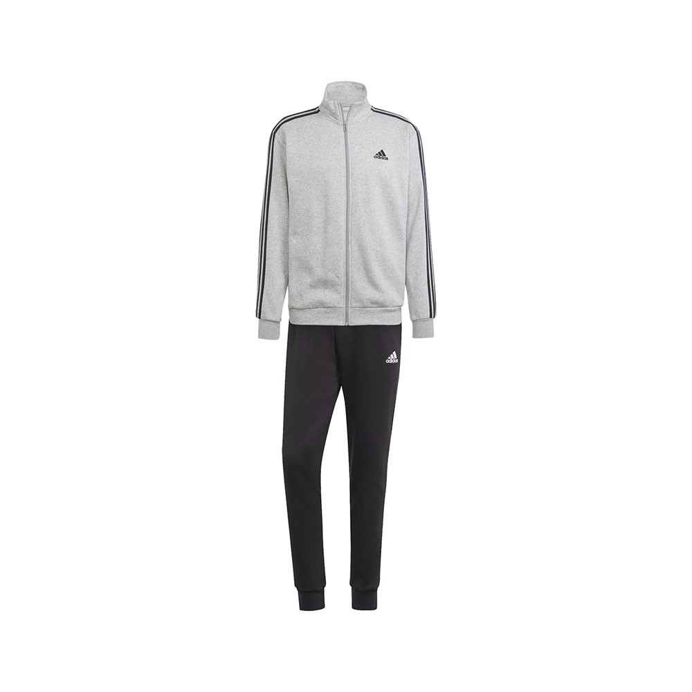 ADIDAS Tuta Sportiva Full Zip Senza Cappuccio Grigio Uomo L