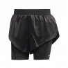 ADIDAS Shorts Sportivi 2 In 1 Train Nero Bianco Donna
