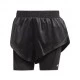 ADIDAS Shorts Sportivi 2 In 1 Train Nero Bianco Donna