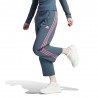 ADIDAS Pantalone Palestra Tristripe Petrolio Donna