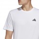 ADIDAS Maglietta Palestra Essential Bianco Nero Uomo
