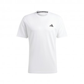 ADIDAS Maglietta Palestra Essential Bianco Nero Uomo