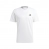 ADIDAS Maglietta Palestra Essential Bianco Nero Uomo