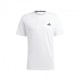 ADIDAS Maglietta Palestra Essential Bianco Nero Uomo