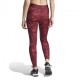 ADIDAS Leggings Sportivi Tight Camou Train Tech Fit Bordeaux Donna