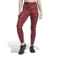 ADIDAS Leggings Sportivi Tight Camou Train Tech Fit Bordeaux Donna