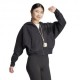 ADIDAS Felpa Palestra Full Zip Con Cappuccio Nero Donna