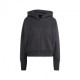 ADIDAS Felpa Palestra Full Zip Con Cappuccio Nero Donna