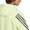 ADIDAS Felpa Palestra Con Cappuccio Future Icons Lime Uomo