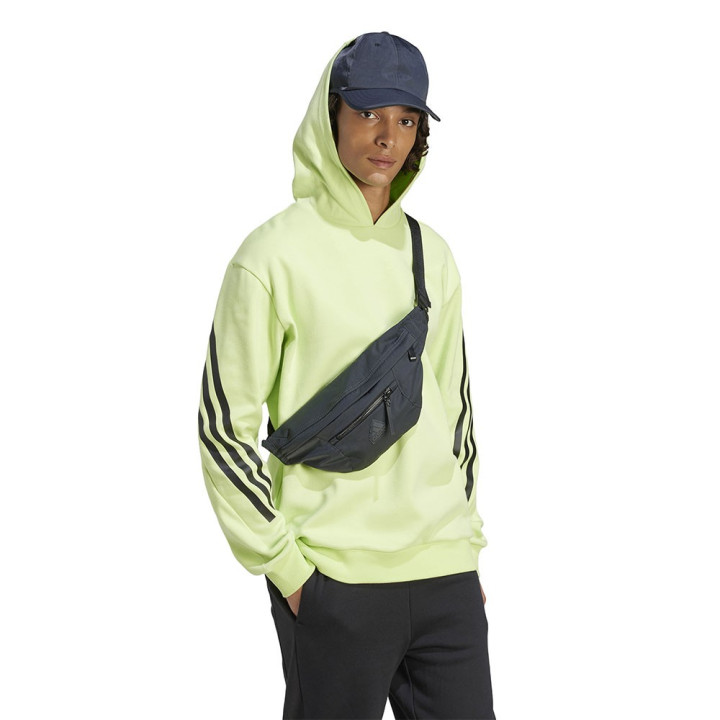 ADIDAS Felpa Palestra Con Cappuccio Future Icons Lime Uomo