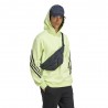 ADIDAS Felpa Palestra Con Cappuccio Future Icons Lime Uomo