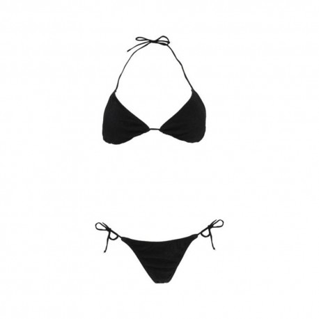 Effek Bikini Triangolo Spugna Nero 4Donna