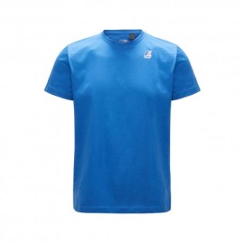 K-Way T-Shirt Edouard Blu Royal Uomo