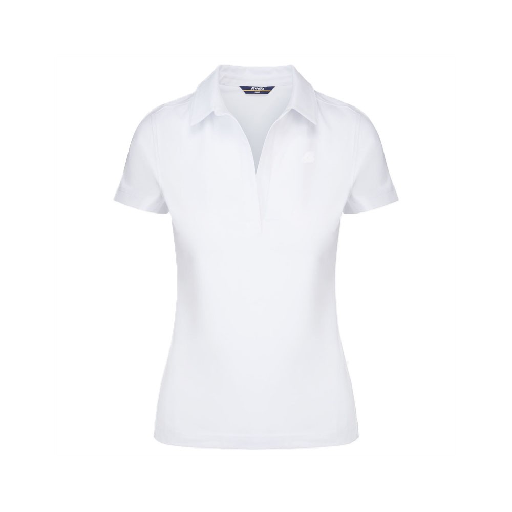 Image of K-Way Polo Maglia Charlette Bianco Donna S - 64/66 cm