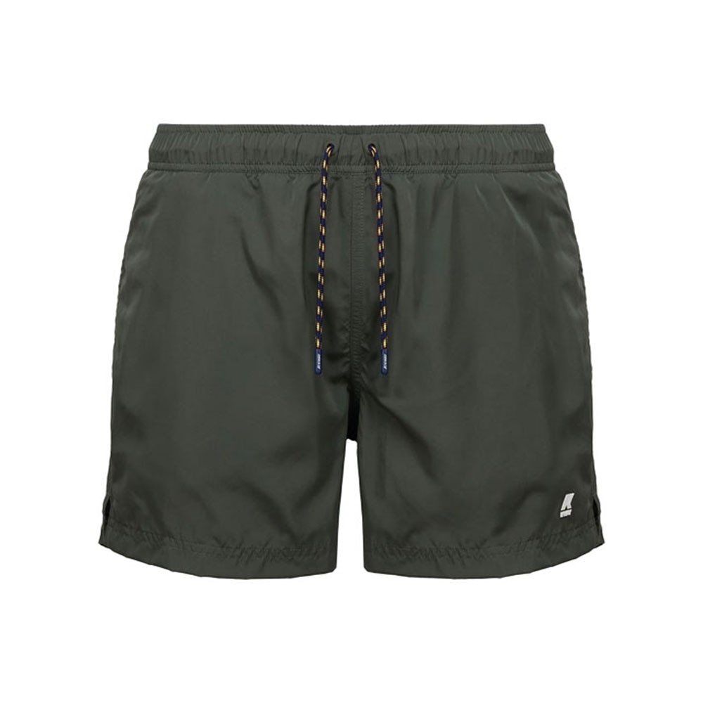 K-Way Costume Boxer Mare Verde Nero Uomo XL