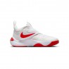 Nike Team Hustle D 11 Gs Bianco Rosso - Scarpe Ginnastica Bambino