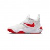 Nike Team Hustle D 11 Gs Bianco Rosso - Scarpe Ginnastica Bambino