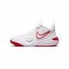 Nike Team Hustle D 11 Gs Bianco Rosso - Scarpe Ginnastica Bambino