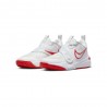 Nike Team Hustle D 11 Gs Bianco Rosso - Scarpe Ginnastica Bambino