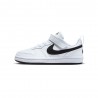 Nike Court Borough Low Recraft Ps Bianco Nero - Scarpe Ginnastica Bambino