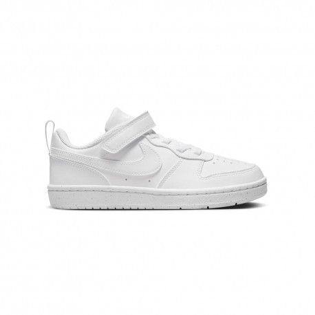 Nike Court Borough Low Recraft Ps Bianco Bianco - Scarpe Ginnastica Bambino